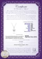 Product certificate: FW-W-AAAA-910-P-Nicole