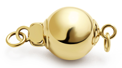 Clasp in Ball - 14k Yellow Gold