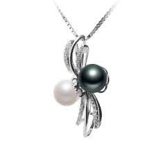 6-7mm AAAA Quality Freshwater Cultured Pearl Pendant in Davina Multicolor