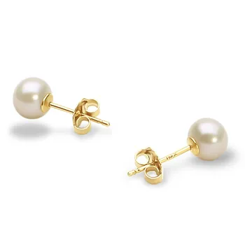 White pearl long on sale earrings