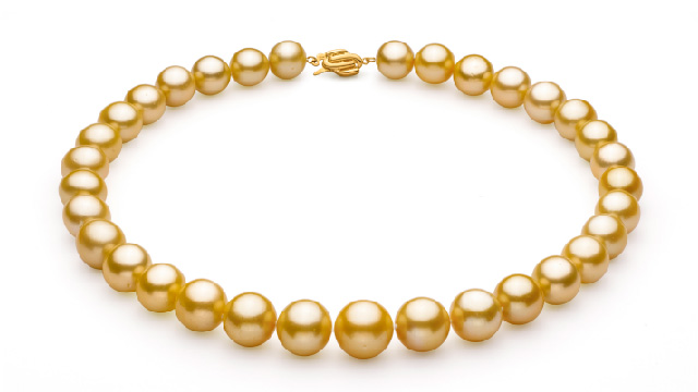 View Golden South Sea Pearl Necklace collection