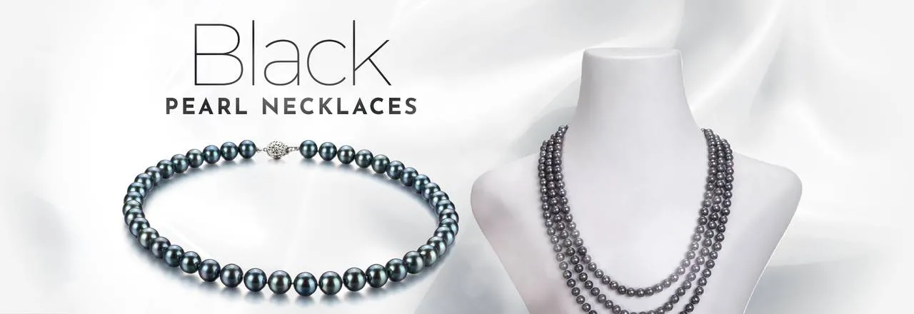 Landing banner for Black Pearl Necklaces