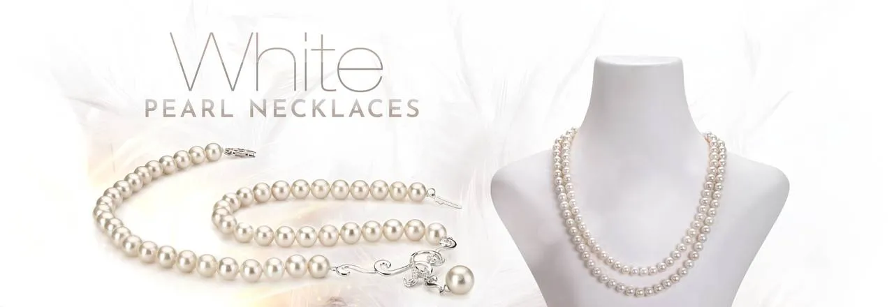 Landing banner for White Pearl Necklaces